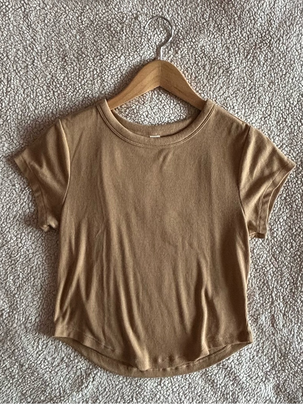 Old Navy Ribbed Short Sleeve Crop Tee